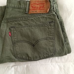 Men's Army Green 501 xx